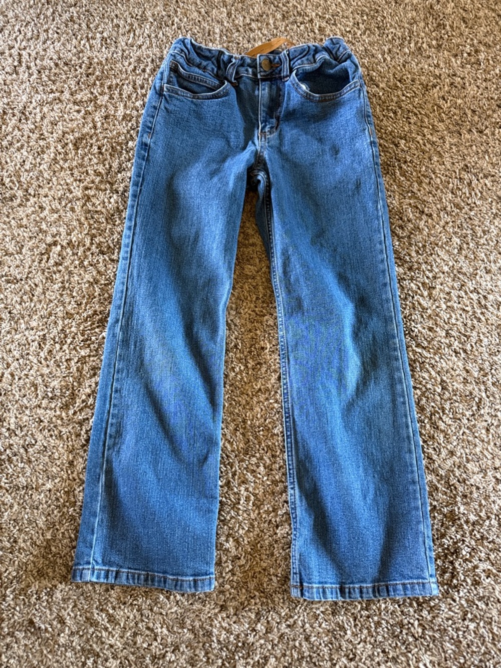 Carhartt Kids Blue Straight-Leg Denim Jeans